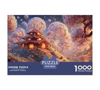 Sinoshow_24085_3D_Cartoon_a_Fantasy_Hobbit_House_in_The_distanc_57cbaff2-fede-4451-976a-639015470885_2 1000 Piezas Rompecabezas Estimulante Y Educativo Juego De Rompecabezas, Juguetes Educativos Únic