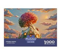 Sinoshow_24085_3D_Cartoon_a_Mushroom_House_in_The_Shape_of_an_a_26af7d52-f14d-410e-8fa4-ae907ce62936_4 1000 Piezas Jigsaw Puzzle Difícil, Desafiante, Casi Imposible Rompecabezas, Juguetes Educativos