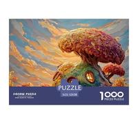 Sinoshow_24085_3D_Cartoon_a_Mushroom_House_in_The_Shape_of_an_a_26af7d52-f14d-410e-8fa4-ae907ce62936_1 1000 Piezas Jigsaw Puzzle Estimulante Y Educativo Juego De Rompecabezas, Juguetes Educativos Úni
