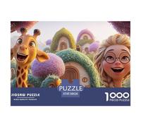 Sinoshow_24085_3D_Cartoon_Characters_a_Giraffe_and_a_Parrot_wea_4218d30a-ee79-48fd-8a55-6ca781d3c3ba_1 1000 Piezas Rompecabezas Difícil, Desafiante, Casi Imposible Rompecabezas