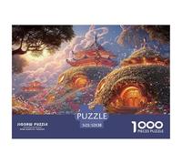 Sinoshow_24085_3D_Cartoon_Cinematic_Shot_of_Hobbit_Houses_in_TH_71ba4510-98be-4e03-ad18-3ab5b7ff74e0_1 1000 Piezas Rompecabezas Estimulante Y Educativo Rompecabezas, Juego Familiar Anti-Estrés, Jugue