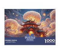 Sinoshow_24085_3D_Cartoon_Fantasy_Hobbit_House_Surrounded_by_ch_f73e1300-f0a1-4089-9093-ff64f805a558_4 1000 Piezas Rompecabezas Difícil, Desafiante, Casi Imposible Rompecabezas, Juguetes Educativos Ú