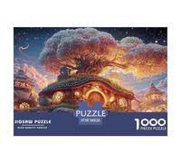 Sinoshow_24085_3D_Cartoon_Fantasy_Hobbit_House_with_a_Giant_tre_85053b3e-9c15-4a32-8c0a-60cfb986d4fd_3 1000 Piezas Rompecabezas Difícil, Desafiante, Casi Imposible Juego De Rompecabezas, Juego Famili