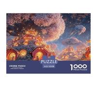 Sinoshow_24085_3D_Cartoon_Fantasy_Hobbit_Village_with_Pink_and__6d5d9f2f-3817-47da-848b-75e7a9698b96_4 1000 Piezas Rompecabezas Estimulante Y Educativo Juego De Rompecabezas, Juguetes Educativos Únic