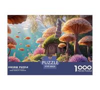 Sinoshow_24085_3D_Cartoon-Style_Fantasy_World_of_Mushrooms_and__4251eebf-576b-4e08-8d48-b70bf8e56c85_1 1000 Piezas Rompecabezas Difícil, Desafiante, Casi Imposible Rompecabezas