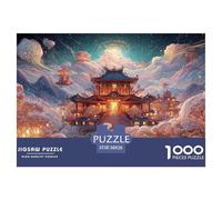 Sinoshow_24085_3D_Illustration_of_a_Green_Tea_House_Surrounded__6fb0ee35-f00c-42ac-9efb-319c214b0f13_1 1000 Piezas Rompecabezas Estimulante Y Educativo Juego De Rompecabezas, Juego Familiar Anti-Estr