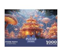 Sinoshow_24085_3D_Illustration_of_a_Whimsical_Fairy_Village_NES_6dccbfd7-e4e7-4d6f-9e4c-fe2d1086d88f_4 1000 Piezas Rompecabezas Estimulante Y Educativo Juego De Rompecabezas, Im