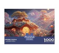 Sinoshow_24085_3D_Illustration_of_The_Shire_from_The_Lord_of_TH_b439f9fc-b8ed-4fe3-b570-5490dcc2d111_4 1000 Piezas Rompecabezas Estimulante Y Educativo Rompecabezas, Imágenes Vi