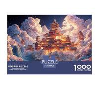 Sinoshow_24085_3D_Japanese_Cloud_Waterfall_Temple_on_Top_of_BLU_9df18c3d-6d4c-4d90-91e8-89c4a88f6422_3 1000 Piezas Rompecabezas Estimulante Y Educativo Juego De Rompecabezas, Im