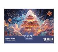 Sinoshow_24085_3D_Japanese_Cloud_Waterfall_Temple_on_Top_of_BLU_9df18c3d-6d4c-4d90-91e8-89c4a88f6422_4 1000 Piezas Rompecabezas Estimulante Y Educativo Juego De Rompecabezas, Juego Familiar Anti-Estr