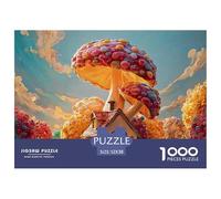 Sinoshow_24085_3D_Mushroom_House_in_The_Garden_Cute_and_Cartoon_40448524-5d30-41cc-a261-d70bc26d80ba_3 1000 Piezas Jigsaw Puzzle Estimulante Y Educativo Juego De Rompecabezas, Juguetes Educativos Úni