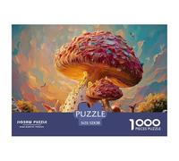Sinoshow_24085_3D_Mushroom_House_in_The_Middle_of_a_Fantasy_Gar_cc16e091-59f5-41a4-88c0-c6cbbb7a569a_3 1000 Piezas Jigsaw Puzzle Difícil, Desafiante, Casi Imposible Rompecabezas, Juguetes Educativos