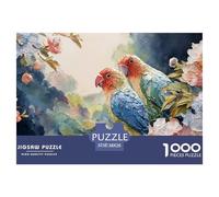 Sinoshow_24085_3D_Painting_of_Two_Parrots_in_Love_Surrounded_by_e4c02bee-72e0-430f-9357-c4f1737de358_1 1000 Piezas Rompecabezas Estimulante Y Educativo Juego De Rompecabezas, Im