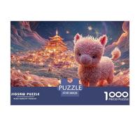 Sinoshow_24085_3D_Render_of_a_Cute_Pink_Donkey_in_a_Field_with__8d561d62-2947-4a65-a2e3-accce0ffd72d_2 1000 Piezas Rompecabezas Estimulante Y Educativo Juego De Rompecabezas, Im