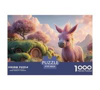 Sinoshow_24085_3D_Render_of_a_Cute_Pink_Donkey_in_a_Field_with__a9a2360e-0d71-4b9e-8d79-8c30a2ad5747_1 1000 Piezas Rompecabezas Difícil, Desafiante, Casi Imposible Rompecabezas, Juego Familiar Anti-E