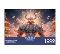 Sinoshow_24085_3D_Render_of_a_Demon_King_Wearing_Black_and_Whit_d0c12fbd-1cfb-4f34-9203-b4eae3c5e328_3 1000 Piezas Rompecabezas Estimulante Y Educativo Rompecabezas, Juego Familiar Anti-Estrés, Regal