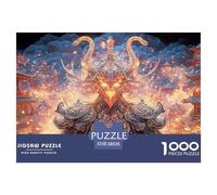 Sinoshow_24085_3D_Render_of_a_Demon_King_Wearing_Black_and_Whit_d0c12fbd-1cfb-4f34-9203-b4eae3c5e328_4 1000 Piezas Rompecabezas Difícil, Desafiante, Casi Imposible Rompecabezas, Juguetes Educativos Ú