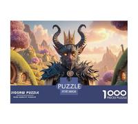 Sinoshow_24085_3D_Render_of_a_Demon_King_with_Horns_and_Glowing_c7e89f71-fb61-4e05-9b05-af682421ced4_4 1000 Piezas Rompecabezas Difícil, Desafiante, Casi Imposible Juego De Rompecabezas, Juego Famili