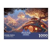 Sinoshow_24085_3D_Render_of_a_Hobbit_House_Under_a_Large_Tree_w_27f3967f-173c-4a38-9d95-277c183dd534_3 1000 Piezas Rompecabezas Difícil, Desafiante, Casi Imposible Rompecabezas, Juego Familiar Anti-E
