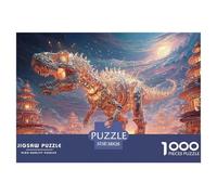 Sinoshow_24085_3D_Render_of_a_Mechanical_Dinosaur_with_Sharp_te_758e706a-4e6d-481f-8fe7-f977f4c87500_3 1000 Piezas Rompecabezas Estimulante Y Educativo Rompecabezas, Juguetes Educativos Únicos Y Esti