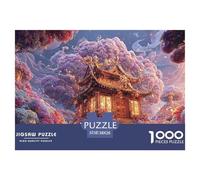 Sinoshow_24085_3D_Render_of_a_Small_House_Covered_in_Purple_and_c02f17da-c073-443a-982a-3460be905ee9_4 1000 Piezas Rompecabezas Difícil, Desafiante, Casi Imposible Juego De Rompecabezas, Juguetes Edu