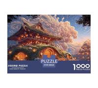 Sinoshow_24085_3D_Render_of_Adorable_Hobbit_Houses_nestled_in_l_22593c6b-e4ac-4646-9068-acbc0e3a4dea_4 1000 Piezas Rompecabezas Estimulante Y Educativo Rompecabezas, Imágenes Vi