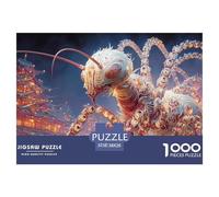 Sinoshow_24085_3D_Render_of_White_and_Red_Cyberpunk_Mantis_Robo_678db23a-5f5f-461f-86d4-5d2b7f40aa5b_3 1000 Piezas Rompecabezas Difícil, Desafiante, Casi Imposible Rompecabezas, Juguetes Educativos Ú