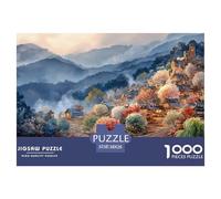 Sinoshow_24085_a_Beautiful_Autumn_Village_with_Many_Houses_and__5b1a388f-13c1-4e64-9a60-0617581a40c1_3 1000 Piezas Rompecabezas Estimulante Y Educativo Rompecabezas, Juego Familiar Anti-Estrés, Regal