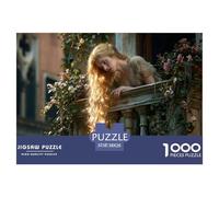 Sinoshow_24085_a_Beautiful_Blonde_Woman_with_Long_Hair_Leaning__44e47032-142a-43a6-8578-322215cdf19e_4 1000 Piezas Rompecabezas Estimulante Y Educativo Juego De Rompecabezas, Im