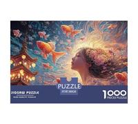 Sinoshow_24085_a_Beautiful_Girl_is_Swimming_in_The_Water_surrou_07707a07-798c-46ee-b3c4-5d31eb0dc10c_1 1000 Piezas Rompecabezas Difícil, Desafiante, Casi Imposible Juego De Rompecabezas, Juguetes Edu