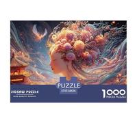 Sinoshow_24085_a_Beautiful_Girl_with_Hair_Made_of_Colorful_Flow_293dd525-6db4-445b-9f3f-e23678f315b8_1 1000 Piezas Rompecabezas Estimulante Y Educativo Rompecabezas, Imágenes Vi