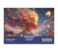 Sinoshow_24085_a_Beautiful_Girl_with_Hair_Made_of_Colorful_Flow_293dd525-6db4-445b-9f3f-e23678f315b8_2 1000 Piezas Rompecabezas Difícil, Desafiante, Casi Imposible Rompecabezas