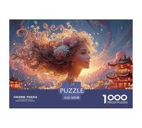 Sinoshow_24085_a_Beautiful_Girl_with_Long_Curly_Hair_Smiling_an_ac02ef7c-4098-46d9-9854-e565d1e9328e_3 1000 Piezas Rompecabezas Divertido Y Estimulante Juego De Rompecabezas, Juguetes Educativos Únic