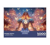 Sinoshow_24085_a_Beautiful_Girl_with_Long_Hair_Wearing_Silver_a_0edd537a-f40f-4d45-9457-a5e4628b7413_2 1000 Piezas Rompecabezas Difícil, Desafiante, Casi Imposible Rompecabezas, Juguetes Educativos Ú