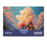 Sinoshow_24085_a_Beautiful_Illustration_of_an_Alpine_Chalet_wit_1142916e-2c36-44ce-851a-2e8680875796_4 1000 Piezas Jigsaw Puzzle Difícil, Desafiante, Casi Imposible Juego De Rompecabezas, Regalo De N