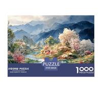 Sinoshow_24085_a_Beautiful_Landscape_Painting_of_Green_Mountain_07968174-7bd7-48f2-bd20-0c227b7b1026_2 1000 Piezas Rompecabezas Estimulante Y Educativo Rompecabezas, Juguetes Educativos Únicos Y Esti