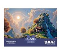 Sinoshow_24085_a_Beautiful_Landscape_Painting_of_Mountains_Tree_de5c21a2-d4e4-4907-a497-34c0217b75b2_2 1000 Piezas Rompecabezas Divertido Y Estimulante Rompecabezas, Imágenes Vi