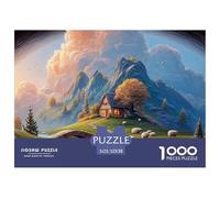 Sinoshow_24085_a_Beautiful_Landscape_Painting_of_Mountains_Tree_de5c21a2-d4e4-4907-a497-34c0217b75b2_3 1000 Piezas Jigsaw Puzzle Difícil, Desafiante, Casi Imposible Rompecabezas, Juego Familiar Anti-