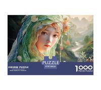 Sinoshow_24085_a_Beautiful_Princess_Wearing_a_Green_Lace_Dress__47fba2c5-9e9d-421f-9d28-1870a423c097_1 1000 Piezas Rompecabezas Estimulante Y Educativo Juego De Rompecabezas, Juego Familiar Anti-Estr