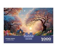 Sinoshow_24085_a_Beautiful_Spring_Landscape_with_Blooming_cherr_d40b0d1d-e25c-416a-9db6-260f88a6e91e_4 1000 Piezas Rompecabezas Divertido Y Estimulante Rompecabezas, Juego Familiar Anti-Estrés, Jugue