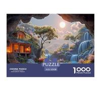 Sinoshow_24085_a_Beautiful_Waterfall_in_The_Middle_of_an_underg_996becea-f6d0-4ce4-8bb6-1cf0f729d764_4 1000 Piezas Jigsaw Puzzle Difícil, Desafiante, Casi Imposible Rompecabezas, Co