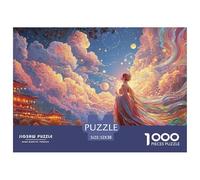 Sinoshow_24085_a_Beautiful_Woman_in_Rainbow_Robes_Stands_by_The_d0503927-a2fd-41a2-beb9-82d8509ab08a_3 1000 Piezas Rompecabezas Difícil, Desafiante, Casi Imposible Juego De Rompecabezas, Juego Famili