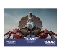 Sinoshow_24085_a_Beautiful_Woman_Sitting_on_Top_of_an_Oversized_671d3f9c-5464-4599-aafa-310b8889036c_4 1000 Piezas Rompecabezas Difícil, Desafiante, Casi Imposible Juego De Rompecabezas, Juguetes Edu