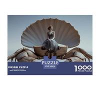 Sinoshow_24085_a_Beautiful_Woman_Sitting_on_Top_of_an_Oversized_671d3f9c-5464-4599-aafa-310b8889036c_3 1000 Piezas Rompecabezas Estimulante Y Educativo Juego De Rompecabezas, Juego Familiar Anti-Estr