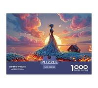 Sinoshow_24085_a_Beautiful_Woman_Standing_in_Water_with_Red-Hot_3287731b-3166-4c3a-b4d8-76f139598ee4_2 1000 Piezas Rompecabezas Divertido Y Estimulante Juego De Rompecabezas, Im