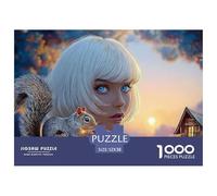 Sinoshow_24085_a_Beautiful_Woman_with_a_White_Bob_Haircut_and_b_9dce1d56-c7a6-441a-845b-b20e10b3dd09_2 1000 Piezas Jigsaw Puzzle Difícil, Desafiante, Casi Imposible Juego De Rompecabezas, Juguetes Ed