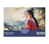 Sinoshow_24085_a_Beautiful_Young_Woman_with_Long_Black_Hair_in__7493bc40-5c8f-47b0-b217-31b7fb895f37_1 1000 Piezas Rompecabezas Estimulante Y Educativo Juego De Rompecabezas, Juego Familiar Anti-Estr