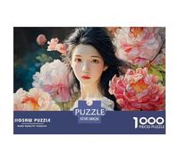Sinoshow_24085_a_Beautiful_Young_Woman_with_Long_Black_Hair_wea_4fd69de1-7787-4ac8-8a89-a8afacb585db_3 1000 Piezas Rompecabezas Estimulante Y Educativo Juego De Rompecabezas, Juego Familiar Anti-Estr