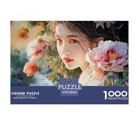 Sinoshow_24085_a_Beautiful_Young_Woman_with_Long_Hair_Pink_Lips_d5b3ca95-d44f-4c1a-a9a1-3e9fd0bb8f01_1 1000 Piezas Rompecabezas Difícil, Desafiante, Casi Imposible Juego De Rompecabezas, Juguetes Edu