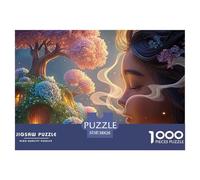 Sinoshow_24085_a_Beautiful_Young_Woman_with_Long_Hair_surrounde_f738a331-1bea-49e2-9866-c8c40c8e6772_4 1000 Piezas Rompecabezas Difícil, Desafiante, Casi Imposible Juego De Rompecabezas, Juguetes Edu